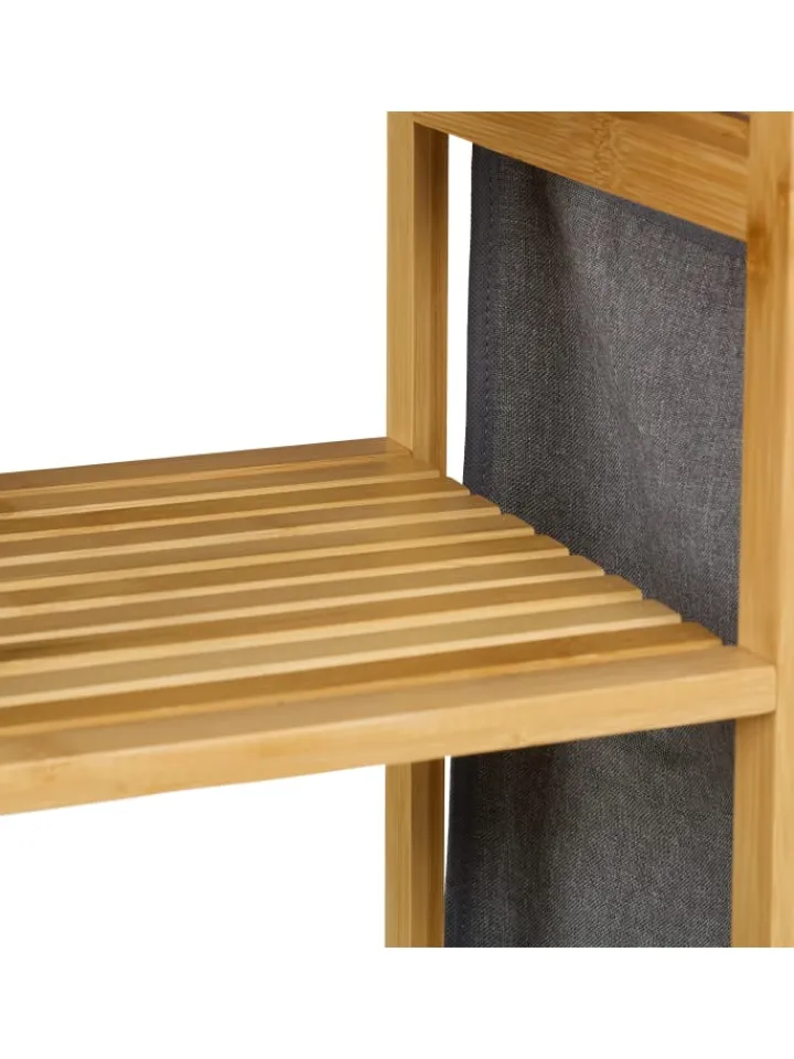 relaxdays Wäschekörbe & -Ständer<Wäschekorbregal in Mehrfarbig - (B)100 x (H)80 x (T)32 cm