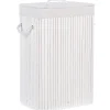 Beliani Wäschekörbe & -Ständer<Wäschekörbe KOMARI in Weiß - (W) 40 x (H) 60 x (L) 30 cm