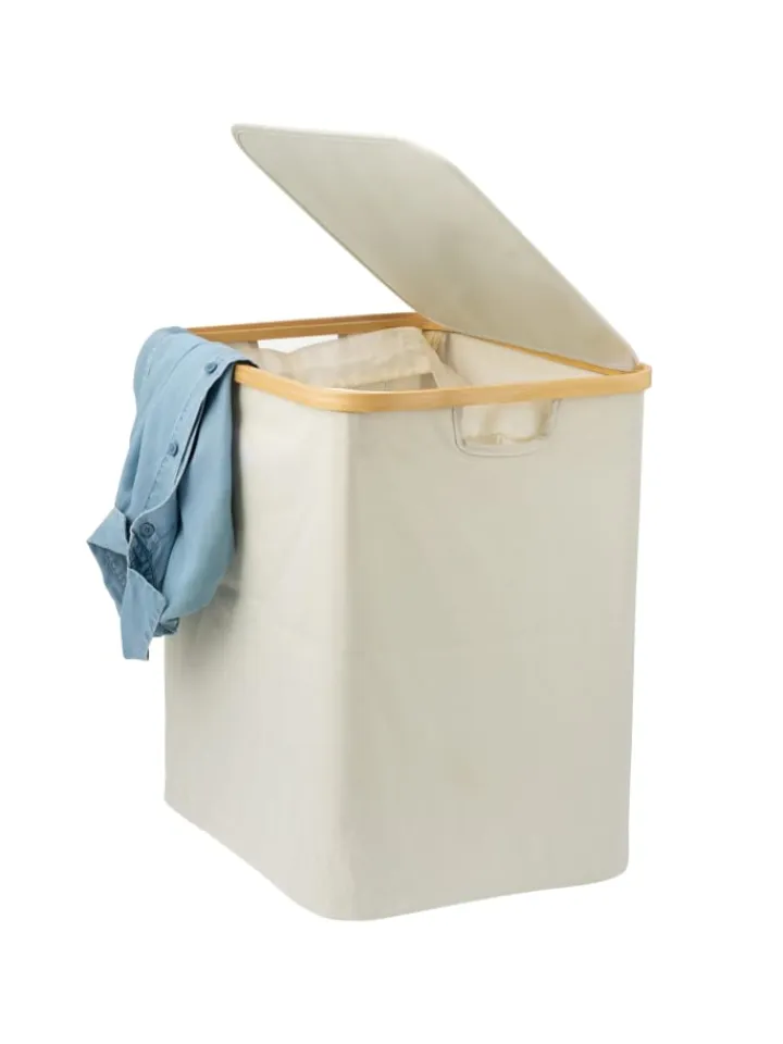 bremermann Wäschekörbe & -Ständer<Wäschesammler 60 Liter beig