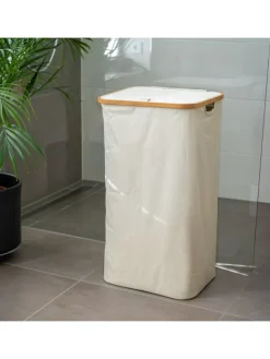bremermann Wäschekörbe & -Ständer<Wäschesammler 100 Liter beige