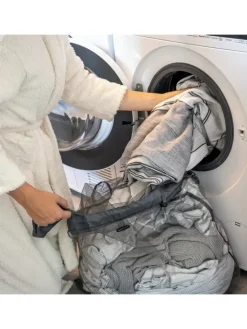bremermann Wäschekörbe & -Ständer<Wäschesammler 100 Liter grau