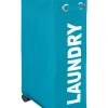Wenko Wäschekörbe & -Ständer<Wäschesammler "Laundry" in Blau - 43 l