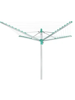 Leifheit Wäschekörbe & -Ständer<Wäscheschirm "Linomatic 500 Easy" in Türkis - (L)203 cm
