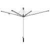Leifheit Wäschekörbe & -Ständer<Wäscheschirm "Linomatic 500 Plus" in Silber/ Schwarz - (H)172 cm