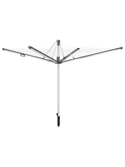 Leifheit Wäschekörbe & -Ständer<Wäscheschirm "Linomatic 500 Plus" in Silber/ Schwarz - (H)172 cm