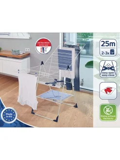 Leifheit Wäschekörbe & -Ständer<Wäscheständer "Classic 250 Flex" in Weiß - (H)94 cm