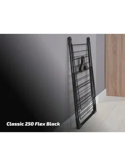 Leifheit Wäschekörbe & -Ständer<Wäscheständer "Classic 250 Flex" in Schwarz - (B)151 x (H)94 cm
