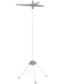 SONGMICS Wäschekörbe & -Ständer<Wäscheständer in Weiß/ Grau - (H)150 cm