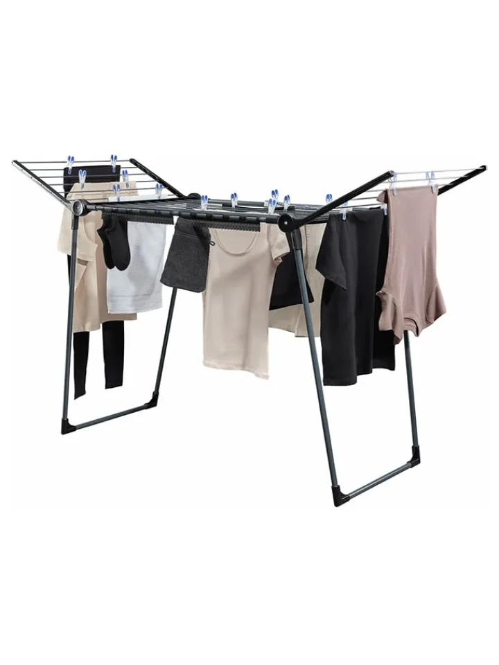 Leifheit Wäschekörbe & -Ständer<Wäscheständer "Pegasus 180" in Anthrazit - (B)157 x (H)66 x (T)87 cm