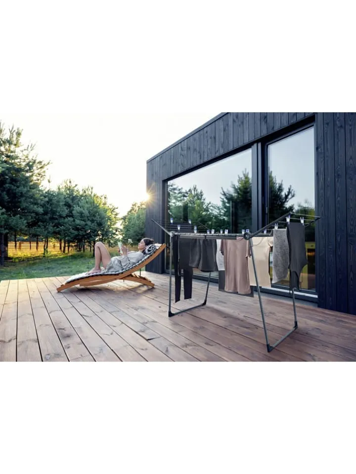 Leifheit Wäschekörbe & -Ständer<Wäscheständer "Pegasus 180" in Anthrazit - (B)157 x (H)66 x (T)87 cm