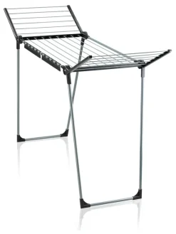 Leifheit Wäschekörbe & -Ständer<Wäscheständer "Pegasus 150 Solid" in Schwarz - (B)157 x (H)87 x (T)55 cm