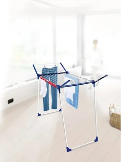 Leifheit Wäschekörbe & -Ständer<Wäscheständer "Pegasus 180 Solid" in Dunkelblau - (B)157 x (H)87 x (T)66 cm