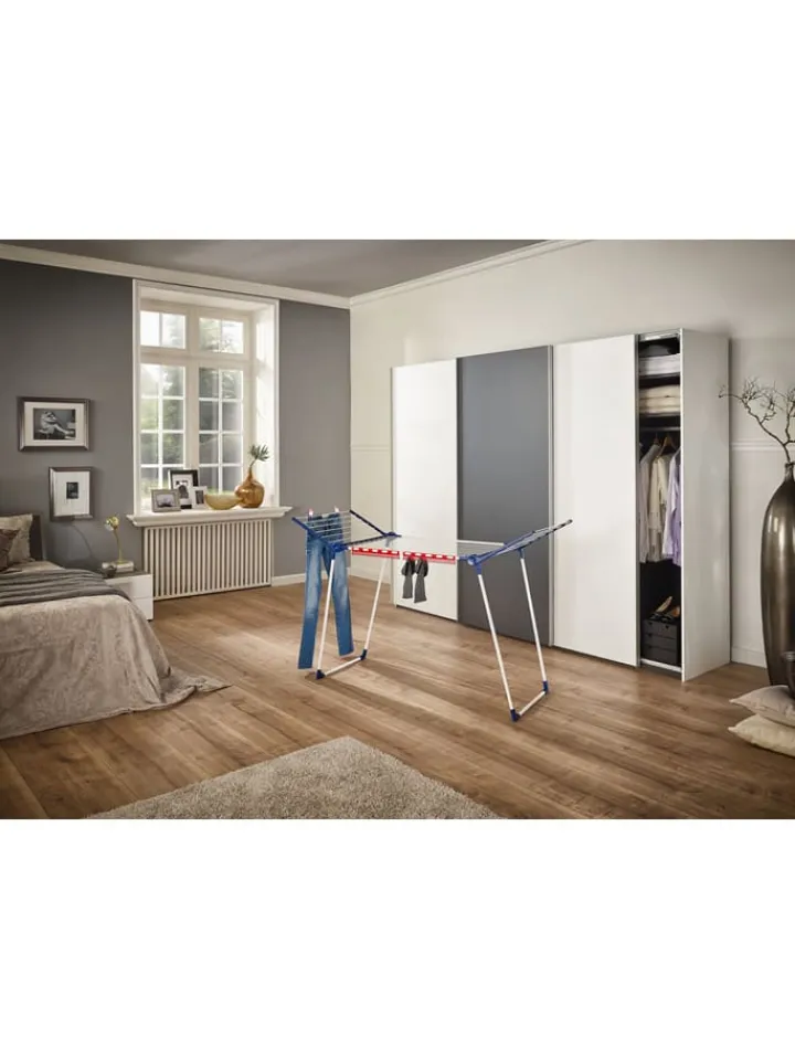 Leifheit Wäschekörbe & -Ständer<Wäscheständer "Pegasus 180 Solid" in Dunkelblau - (B)157 x (H)87 x (T)66 cm