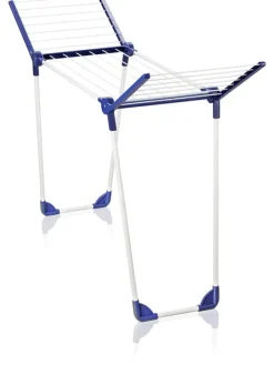 Leifheit Wäschekörbe & -Ständer<Wäscheständer "Pegasus 120 Solid Compact" in Dunkelblau/ Weiß - (B)149 cm
