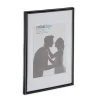 relaxdays Foto & Video<2x Bilderrahmen A4 in Schwarz