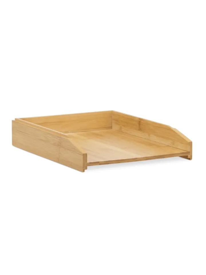 relaxdays Büro- & Schulbedarf<8x Dokumentenablage "DIN A4" in Natur