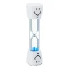 relaxdays Zahn & Mundpflege<20x Sanduhr Zähneputzen in Weiß-Blau