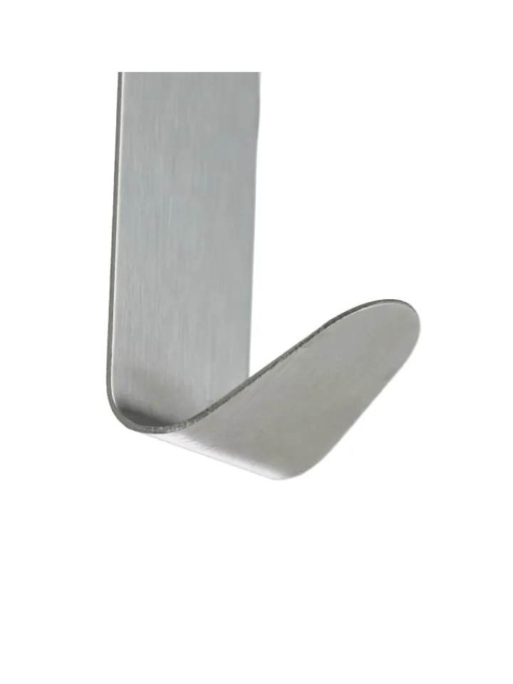 relaxdays Weitere Haushaltshelfer<4x Türhaken in Silber