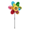 relaxdays Gartendekoration<2x Windrad in Bunt - (B)37,5 x (H)74,5 x (T)14 cm