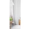 COSTWAY Spiegel<110x38cm Ganzkörperspiegel in Silber
