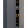 VCM Regale & Schränke<XL Holz Großer Schuhschrank Schuhkommode Salia B60 in Anthrazit
