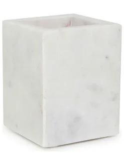 houseproud Badaccessoires<Zahnputzbecher ''Cubic'' in Weiß - (B)9 x (H)11 x (T)9 cm