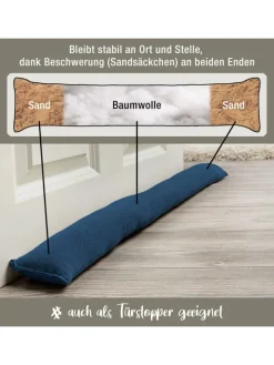 Erwin Müller Tür- & Zugluftstopper<Zugluftstopper London in marine