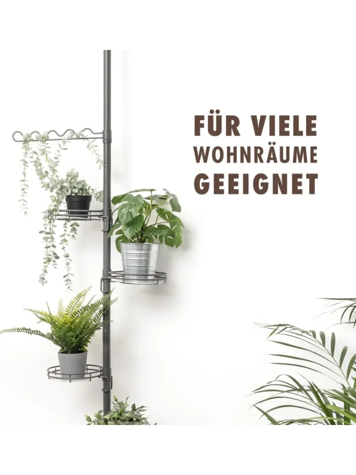 bremermann Pflanzen & Zubehör<Zusatz-Rankhilfe, Rankelhilfe für Teleskop-Blumenregal, grau