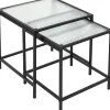 THE HOME DECO FACTORY Tische<Zweisatztische in Schwarz